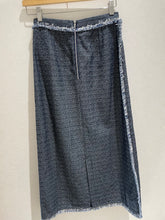 画像をギャラリービューアに読み込む, デニムフリンジタイトスカート