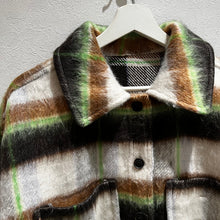 画像をギャラリービューアに読み込む, シャギーチェックブルゾン
