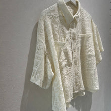 画像をギャラリービューアに読み込む, レース半袖シャツ