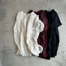 画像をギャラリービューアに読み込む, ピンタックレースブラウス