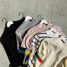 画像をギャラリービューアに読み込む, 袖ラインリブニット