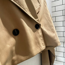 画像をギャラリービューアに読み込む, ショート丈トレンチコート