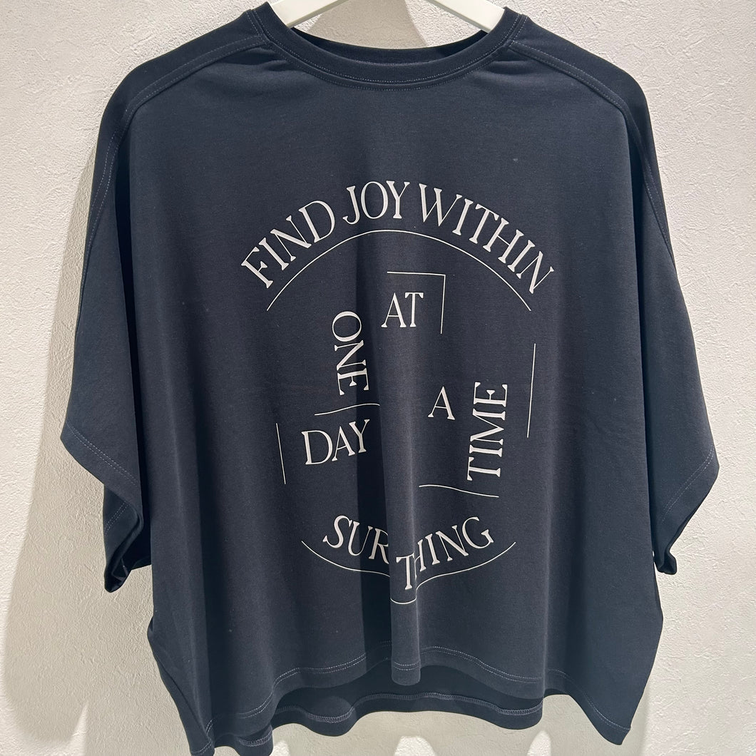 コンパクトスムース ドルマンロゴTシャツ