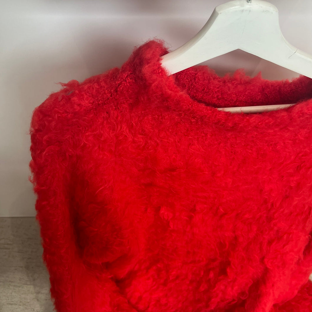 シャギー起毛プルオーバー