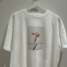 画像をギャラリービューアに読み込む, 天竺フラワープリントTシャツ
