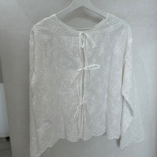 画像をギャラリービューアに読み込む, スカラップコットンレース2WAYブラウス
