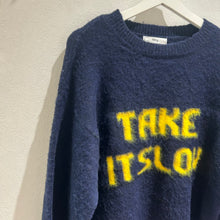 画像をギャラリービューアに読み込む, ロゴジャガードニット
