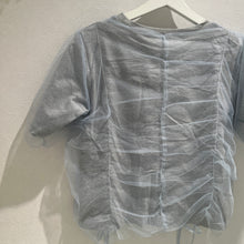 画像をギャラリービューアに読み込む, チュールギャザーtシャツ
