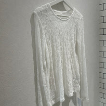 画像をギャラリービューアに読み込む, ストレッチレースプルオーバー
