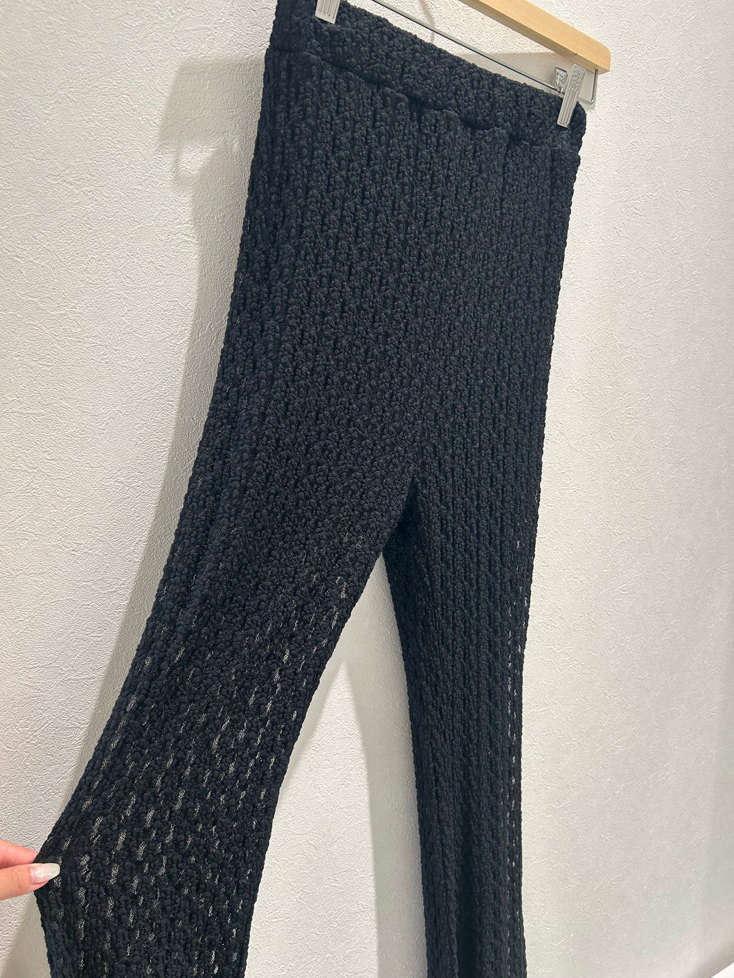 カットレースソフトフレアパンツ