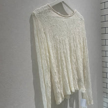 画像をギャラリービューアに読み込む, ストレッチレースプルオーバー
