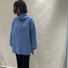 画像をギャラリービューアに読み込む, ハーフジップニット
