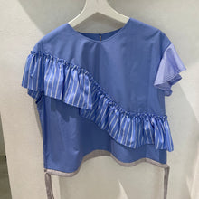 画像をギャラリービューアに読み込む, ミックスストライプドロストトップス
