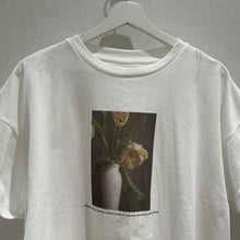 画像をギャラリービューアに読み込む, 天竺フラワープリントTシャツ
