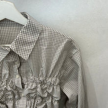 画像をギャラリービューアに読み込む, シャーリングショートブラウス
