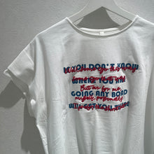 画像をギャラリービューアに読み込む, 重ねロゴボクシーシルエットTシャツ
