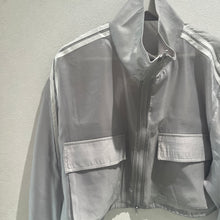 画像をギャラリービューアに読み込む, シアーダブルジップラインブルゾン
