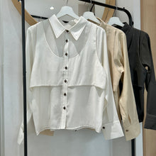 画像をギャラリービューアに読み込む, ビスチェドッキングブラウス
