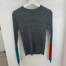 画像をギャラリービューアに読み込む, バルキー配色プルオーバー
