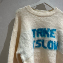 画像をギャラリービューアに読み込む, ロゴジャガードニット
