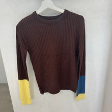 画像をギャラリービューアに読み込む, バルキー配色プルオーバー
