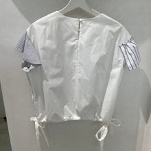 画像をギャラリービューアに読み込む, ミックスストライプドロストトップス
