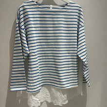 画像をギャラリービューアに読み込む, 裾レースボーダーロンT
