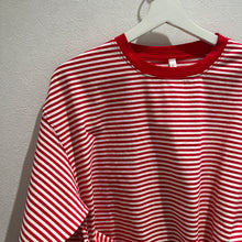 画像をギャラリービューアに読み込む, 裾ドロストボーダーTシャツ
