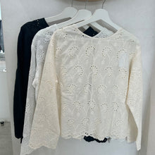 画像をギャラリービューアに読み込む, スカラップコットンレース2WAYブラウス
