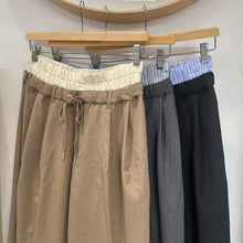 画像をギャラリービューアに読み込む, ストライプダブルウエストパンツ
