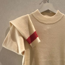 画像をギャラリービューアに読み込む, 袖ラインリブニット
