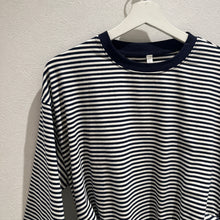 画像をギャラリービューアに読み込む, 裾ドロストボーダーTシャツ
