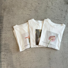 画像をギャラリービューアに読み込む, 天竺フラワープリントTシャツ
