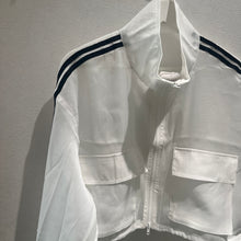 画像をギャラリービューアに読み込む, シアーダブルジップラインブルゾン
