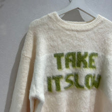 画像をギャラリービューアに読み込む, ロゴジャガードニット
