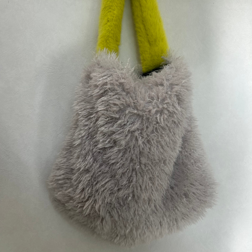 バイカラーエコファー 2WAY トートバッグ