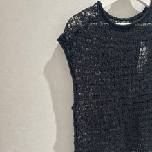 画像をギャラリービューアに読み込む, スラブメッシュノースリーブプルオーバー
