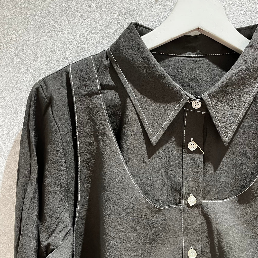 ビスチェドッキングブラウス