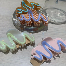 画像をギャラリービューアに読み込む, カラーヘアクリップ
