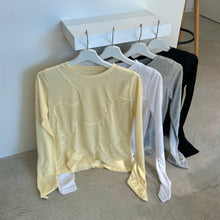 画像をギャラリービューアに読み込む, スラブカットソー刺繍プルオーバー
