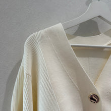 画像をギャラリービューアに読み込む, BIGボタンVネックカーディガン
