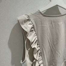 画像をギャラリービューアに読み込む, ツイルフリルベスト
