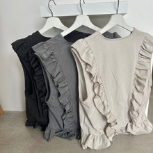 画像をギャラリービューアに読み込む, ツイルフリルベスト
