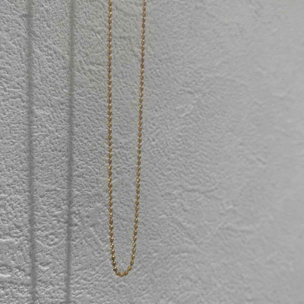 CRUSH BALL CHAIN NECKLACE